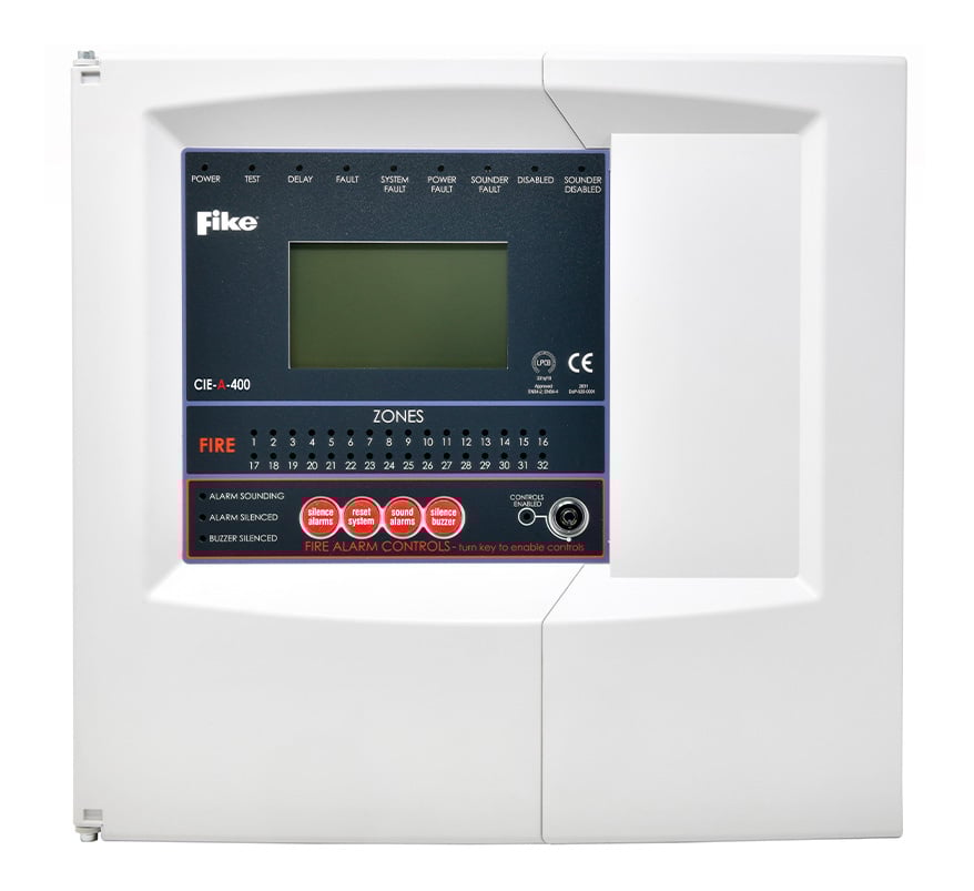 Fike CIE-A-400 1-2 Loop Addressable Fire Alarm Panel c/w 1 Loop Card (540-0001)