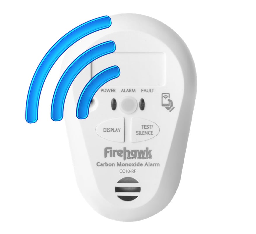 Firehawk RF-LINK 10 Year Battery Radio-Interlink Carbon Monoxide Alarm (CO10-RF) - JEM Systems UK