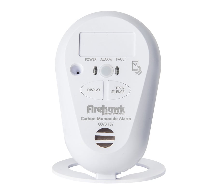 Firehawk CO7B-10Y 10 Year Longlife Battery Carbon Monoxide Alarm - JEM Systems UK