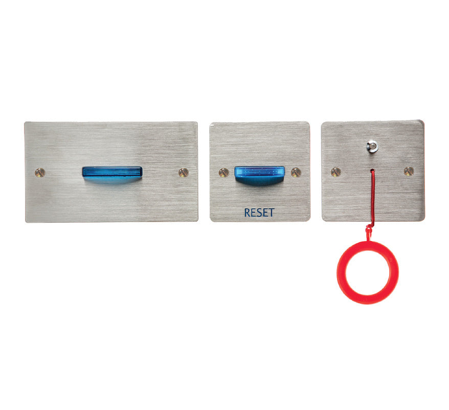 Cameo HARK+ Disabled Toilet Alarm Kit, Stainless Steel, Flush Mount (CSHK1/SS) - JEM Systems UK