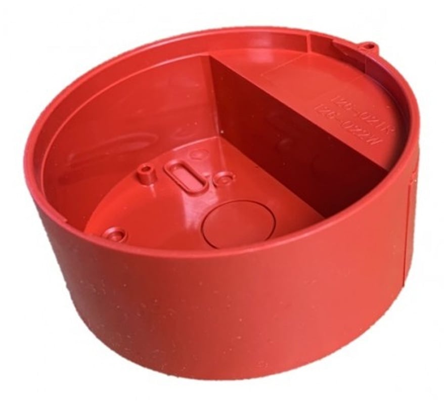Hochiki CWSB-E BACKBOX Conventional Wall Sounder Beacon Back Box - Red Case - JEM Systems UK
