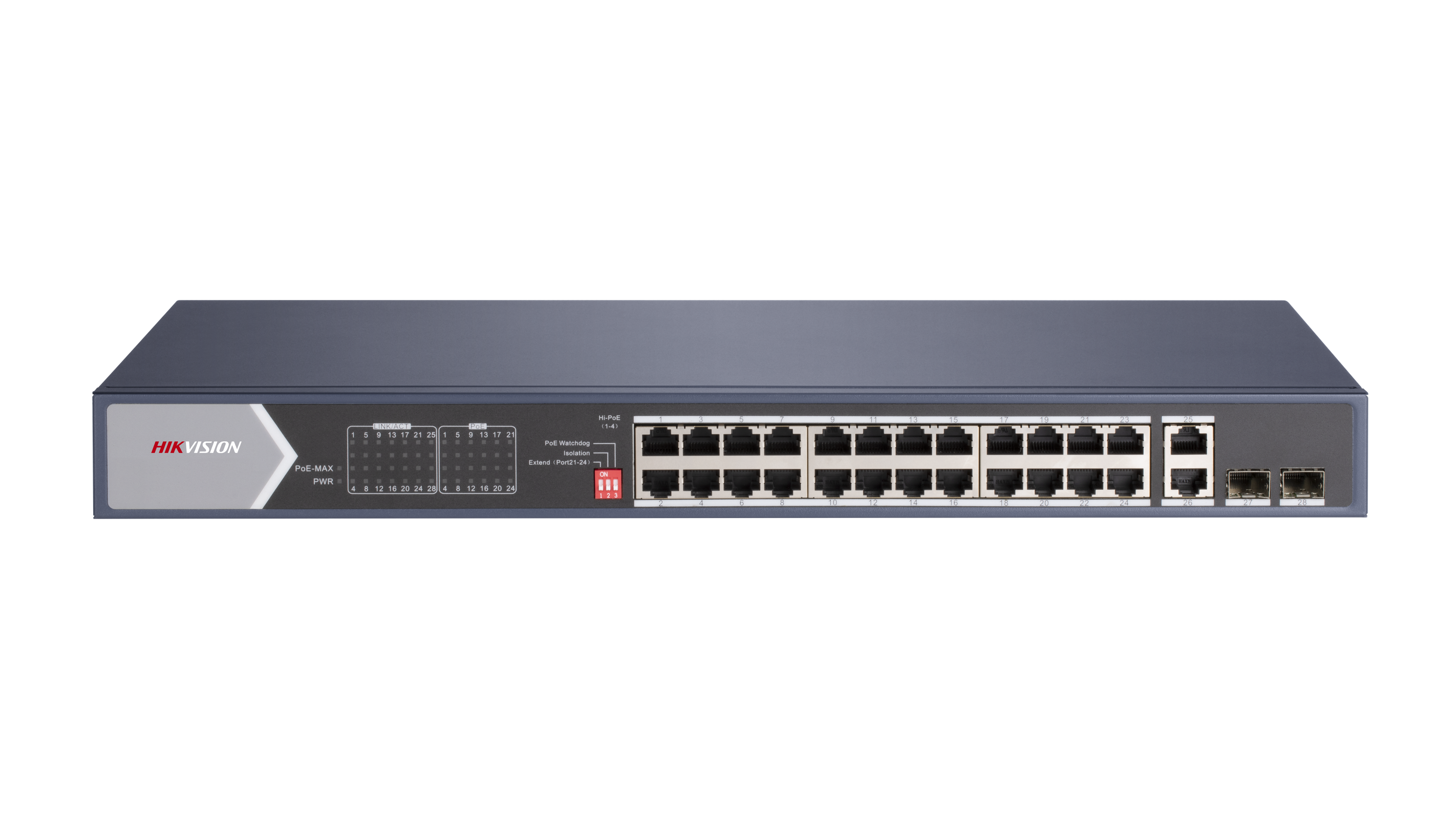Hikvision 24 Port Gigabit Unmanaged POE Switch