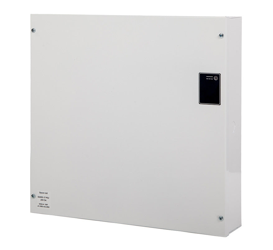 Dycon EN54-Certified 24V 3A Power Supply Unit - Up to 17Ah Batteries (D2433-17) - JEM Systems UK