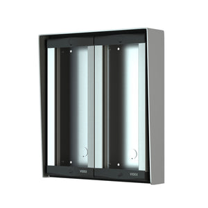 Videx 8000 Series 4 Module 2 Row Surface Box Aluminium