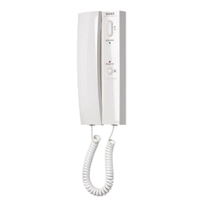 Videx VX2200 Audiophone with Timed Mute & Door Open LED White
