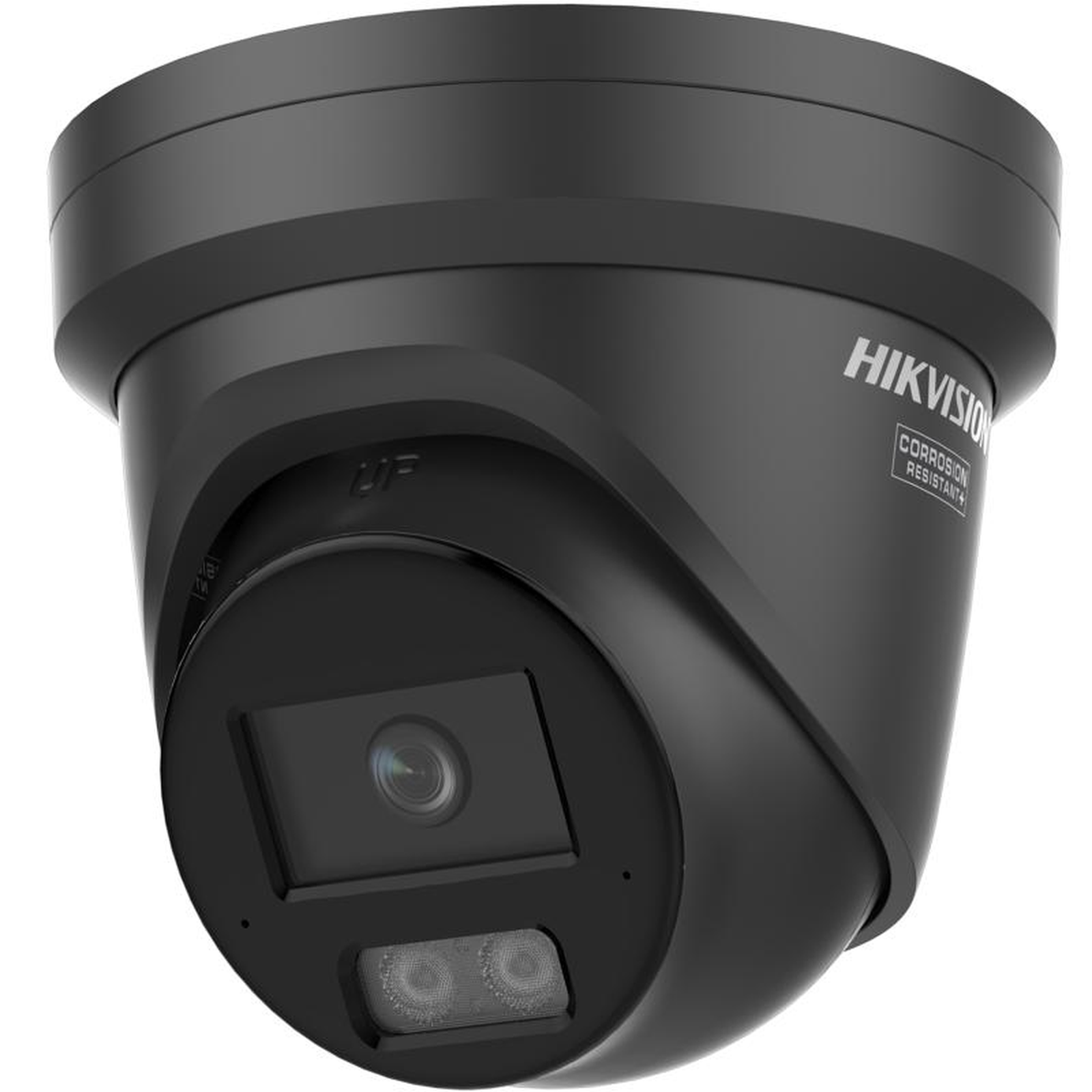 Hikvision 4MP Smart Hybrid Light with ColorVu Fixed Turret Network Camera Black
