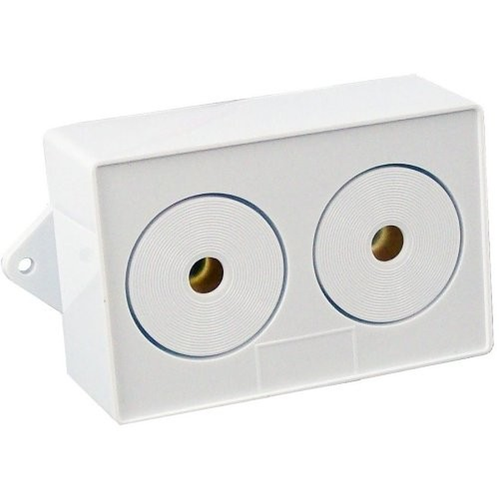 CQR S100 Dual Piezo Sounder White 12V