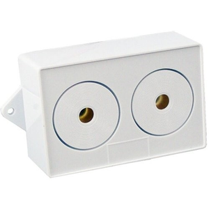 CQR S100 Dual Piezo Sounder White 12V