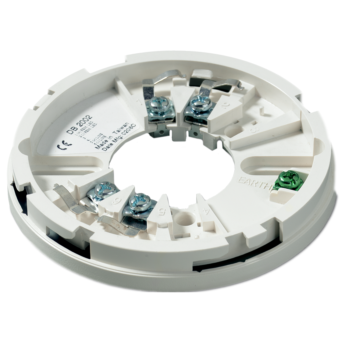 Aritech DB2002 2000 Series Standard Base 4 Terminals with Ground - 100 mm - JEM Systems UK