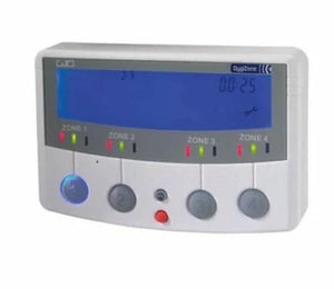 GJD GJD910/W DygiZone Digital 4 Zone Controller White with LCD Backlight & Clock