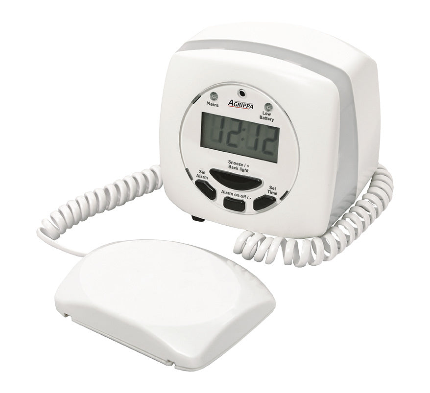 Geofire Agrippa Deaf Alert Acoustic Home Pillow Alarm with Smoke Alarm (3-80-0047) - JEM Systems UK