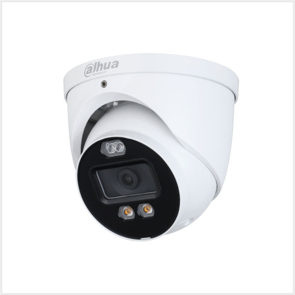 Dahua 4K HDCVI Full-Colour Active Deterrence Fixed Turret Camera (White)