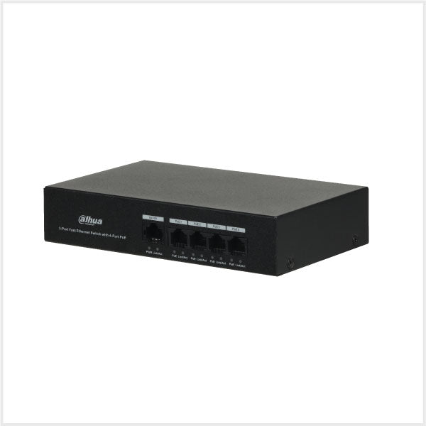 Dahua 5-Port Unmanaged Desktop Switch with 4-Port PoE