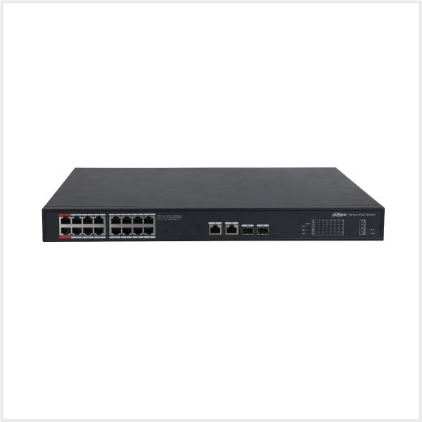 Dahua 20-Port Unmanaged Gigabit Switch with 16-Port PoE