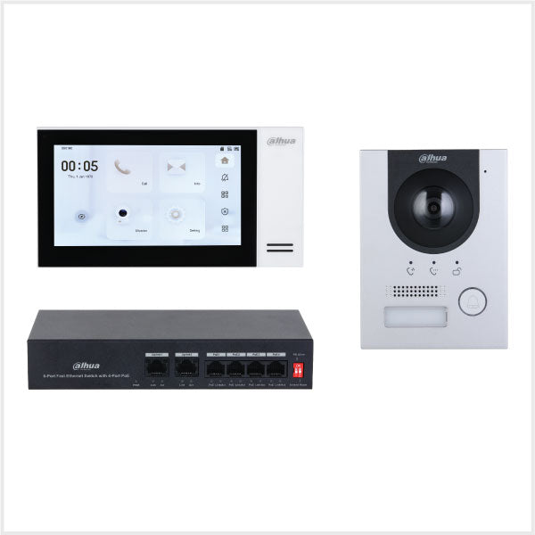 Dahua 2MP Touch 6-CH Video Intercom Kit