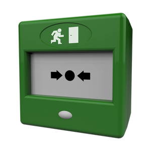CQR FP3 Surface Manual Call Point Resettable Double Pole Green