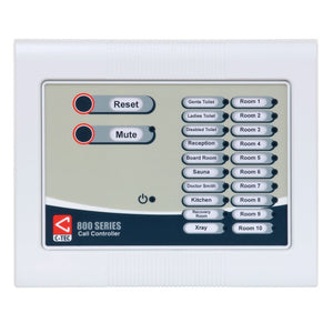 C-TEC 800 Series NC910S 10 Zone Master Call Controller c/w 300mA PSU (Surface Version)