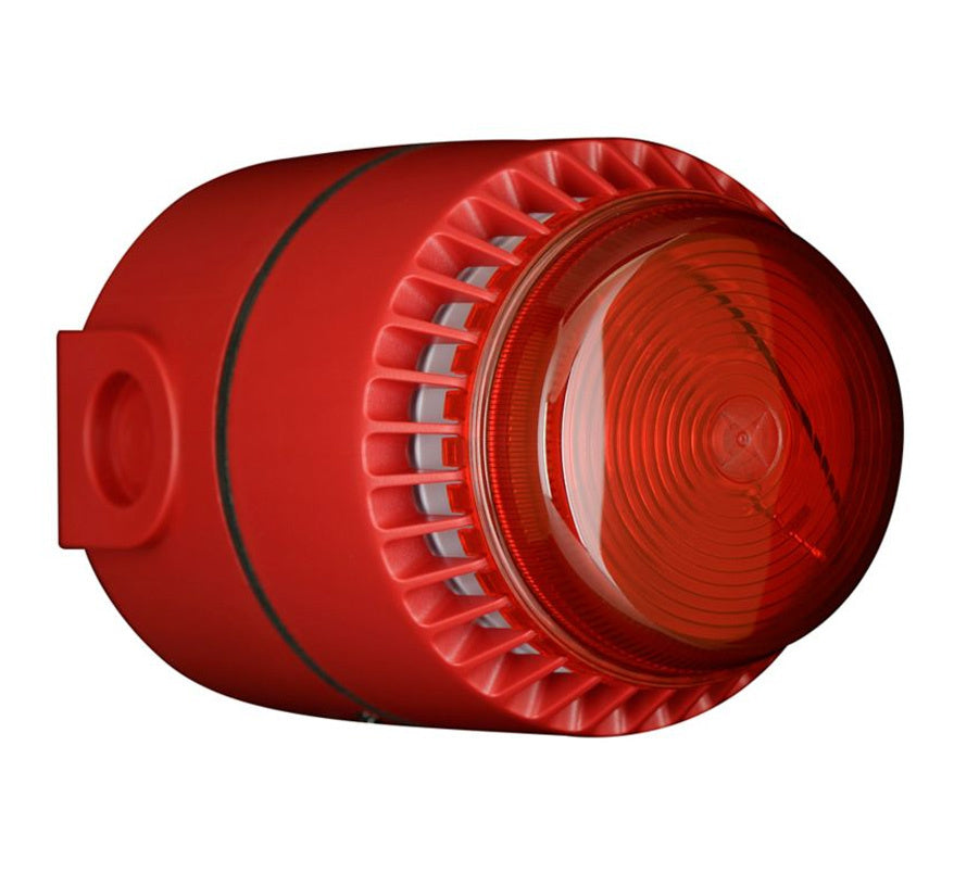 Eaton Conventional Xenon Sounder Beacon, Deep Base, Red (FL-RL-R-D) - JEM Systems UK