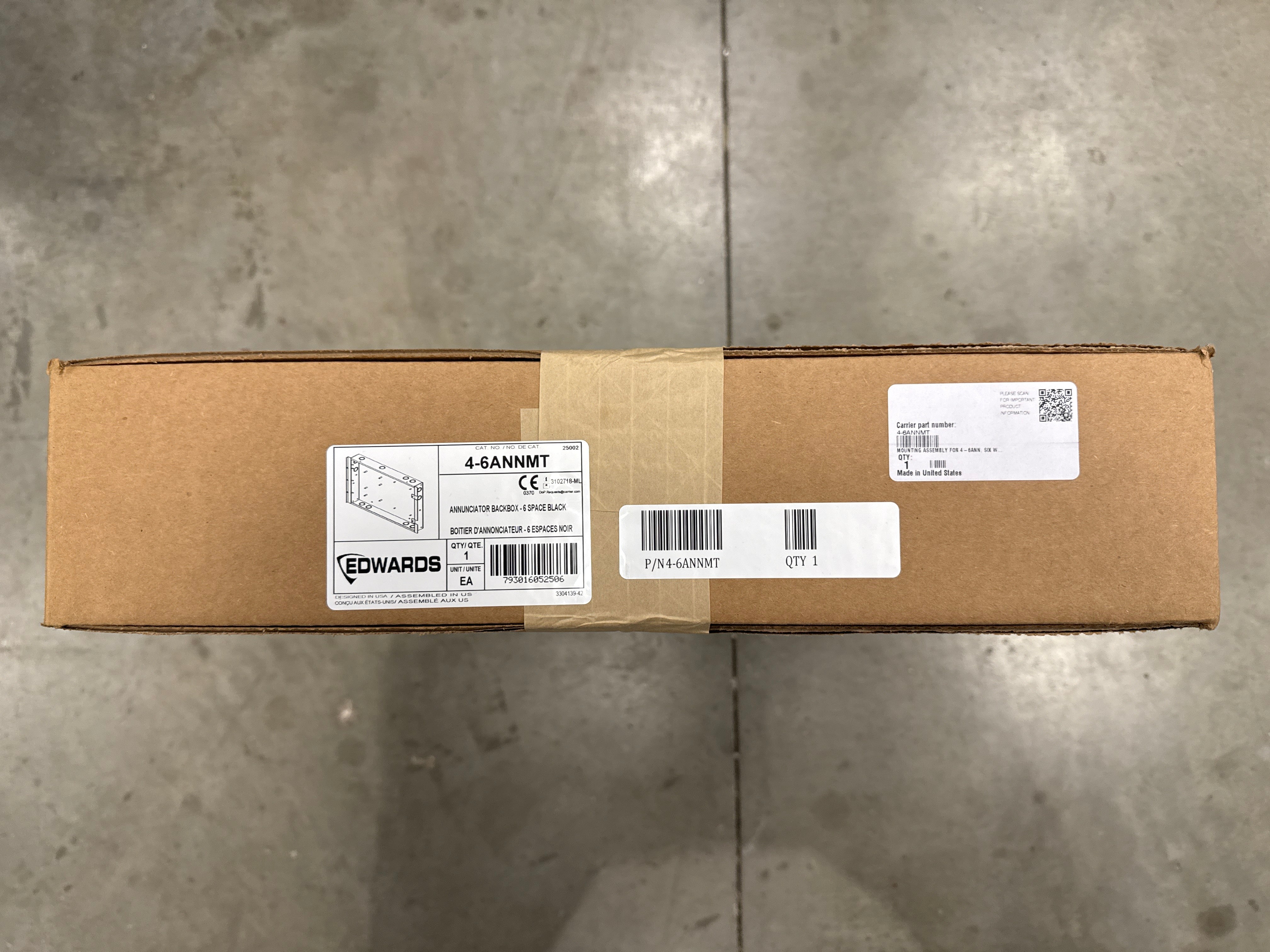 Edwards 4-6ANNMT Fire Alarm 6-Module Annunciator Mount - JEM Systems UK