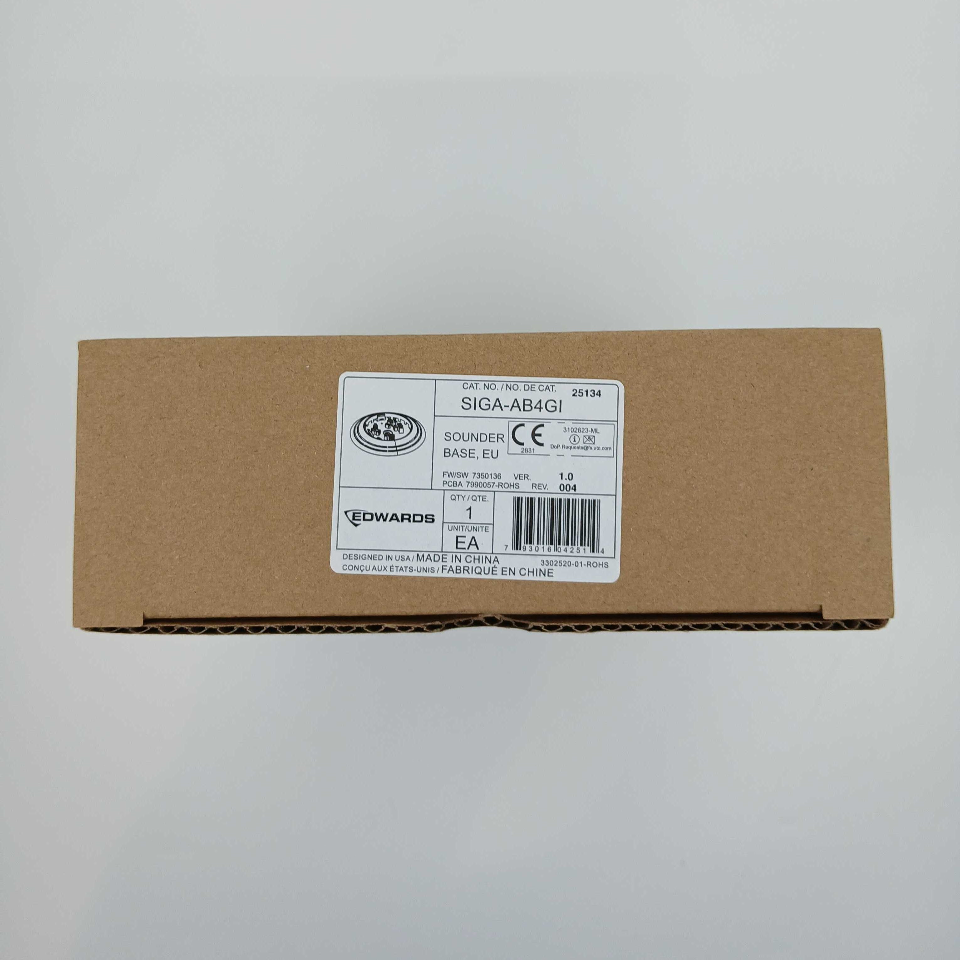 Edwards SIGA-AB4GI Audible (Sounder) Base EN54 Listed - JEM Systems UK