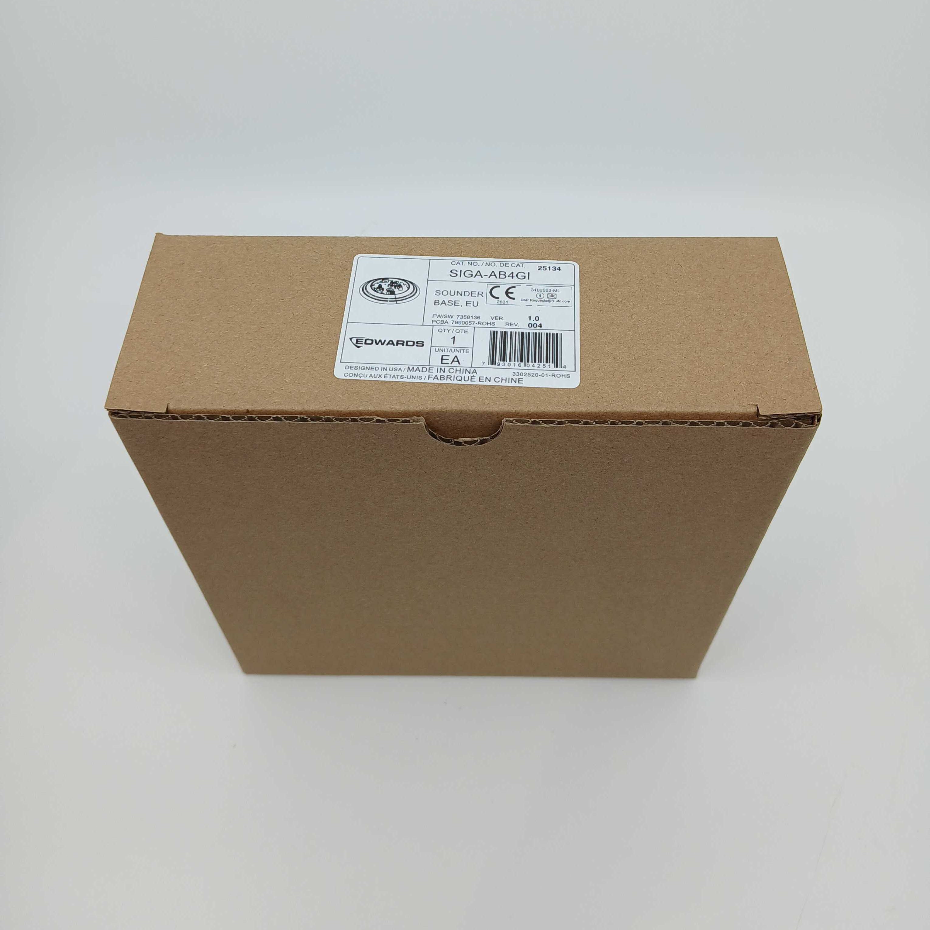 Edwards SIGA-AB4GI Audible (Sounder) Base EN54 Listed - JEM Systems UK