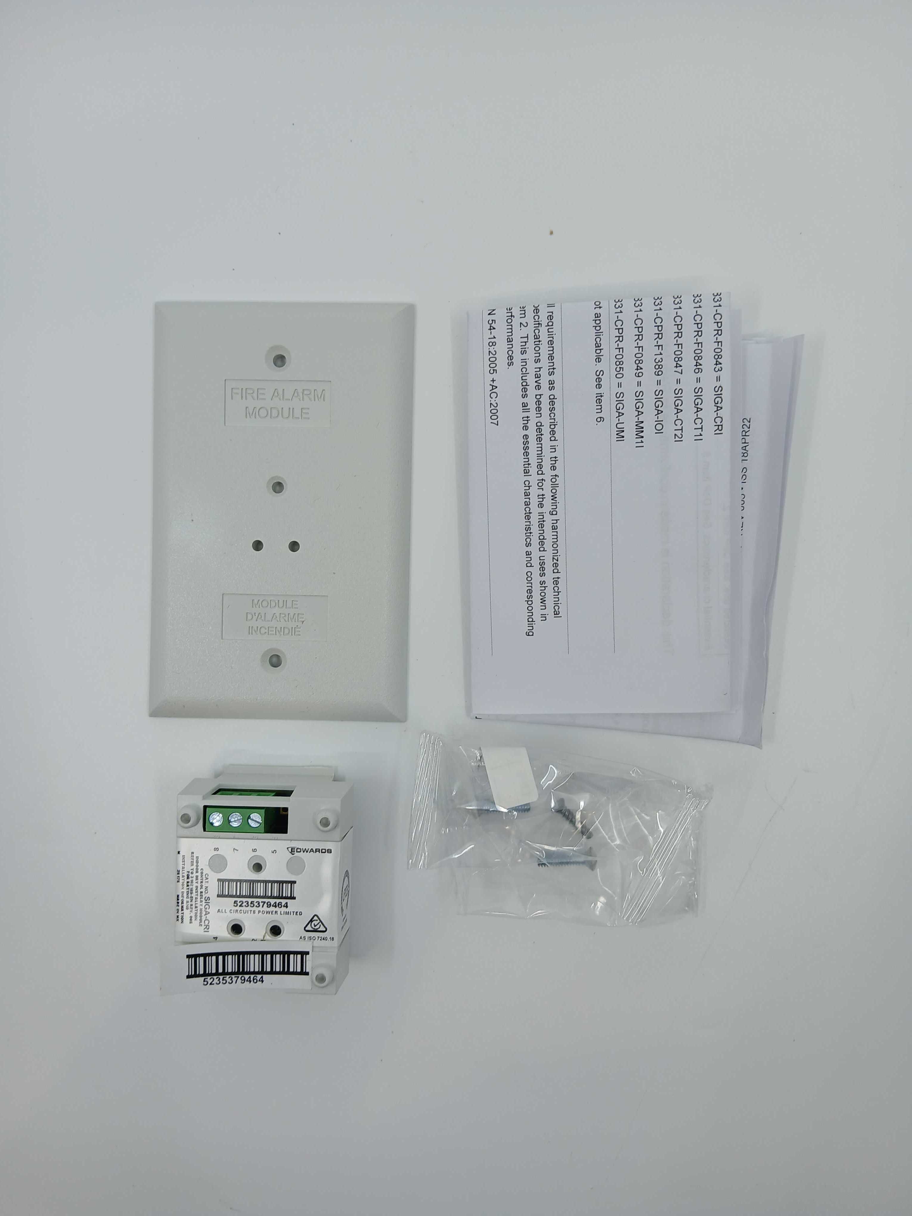 Edwards SIGA-CRI Module Control Relay - JEM Systems UK