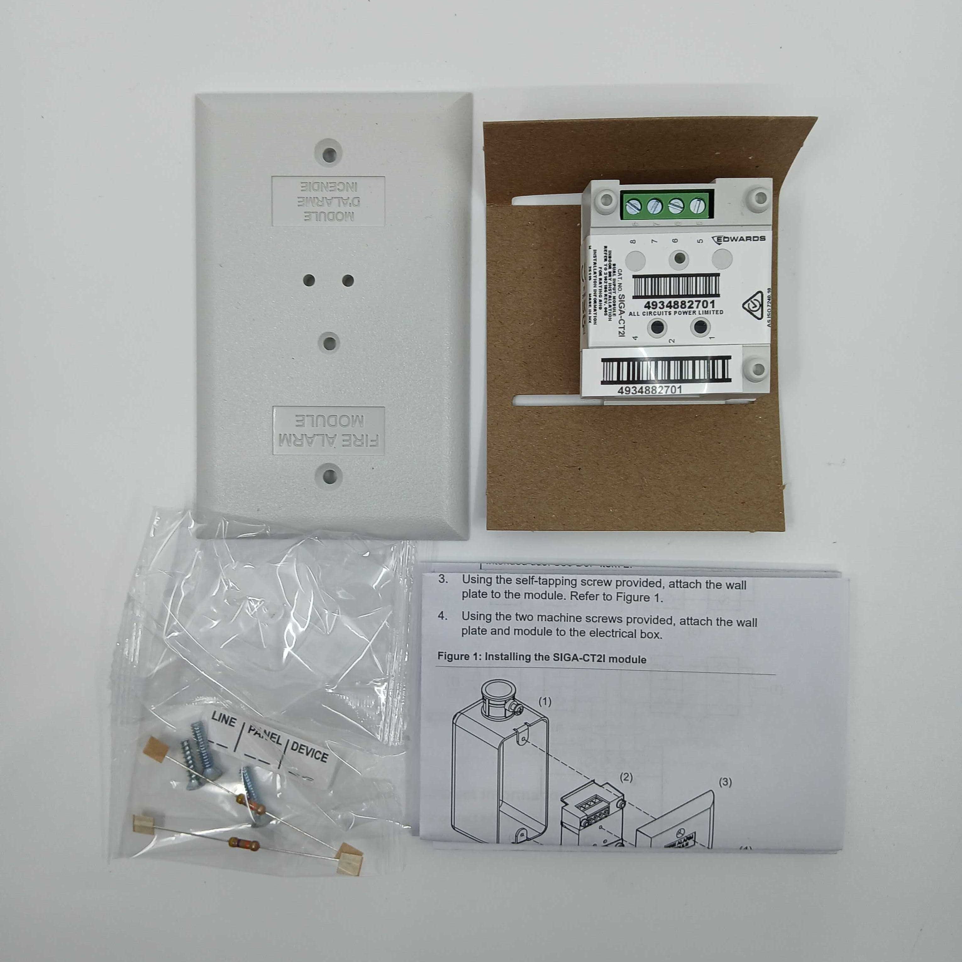 Edwards SIGA-CT2I Module Dual Input - JEM Systems UK