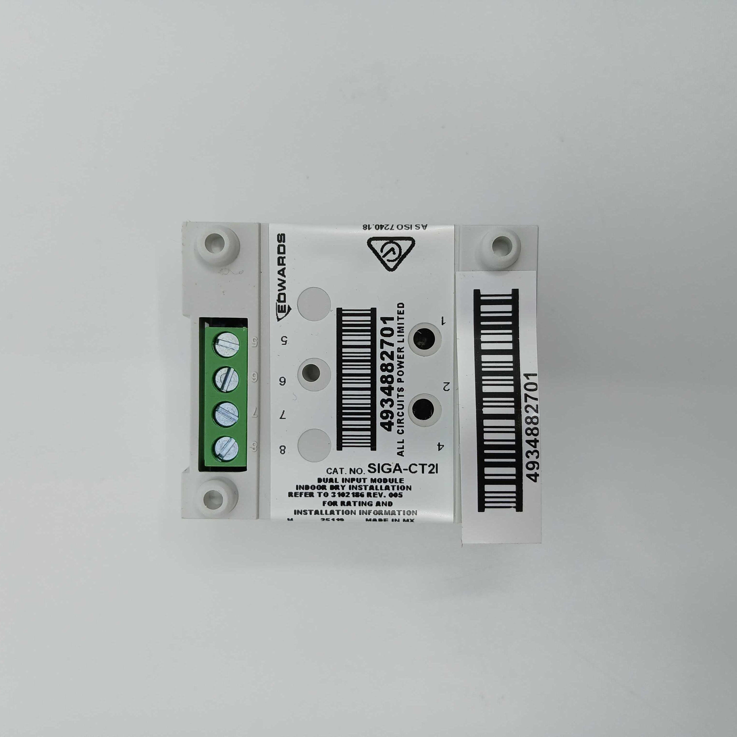 Edwards SIGA-CT2I Module Dual Input - JEM Systems UK