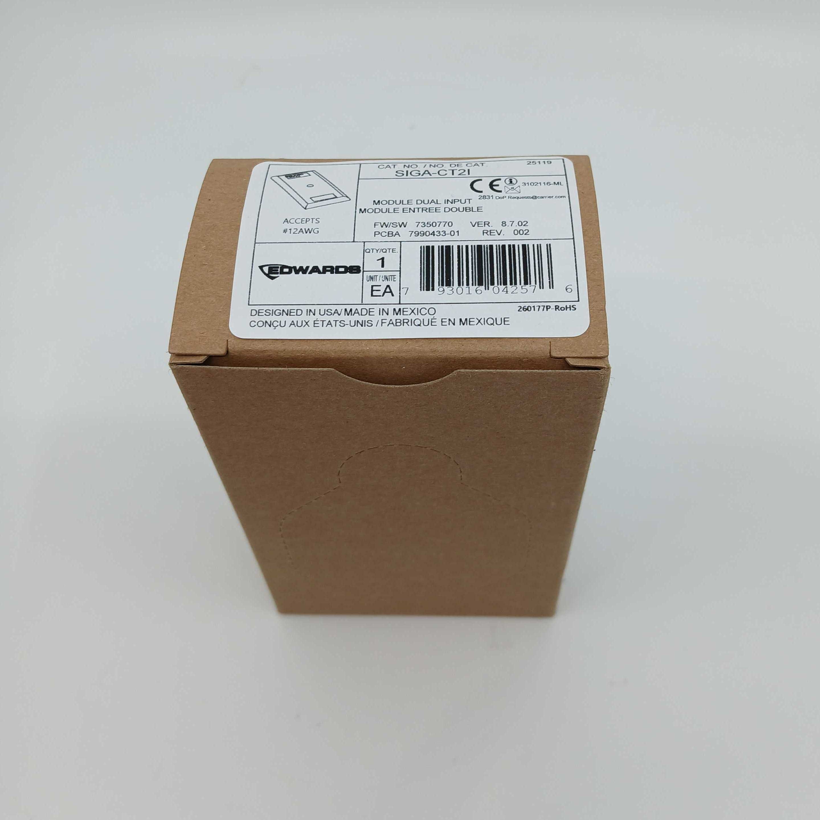 Edwards SIGA-CT2I Module Dual Input - JEM Systems UK