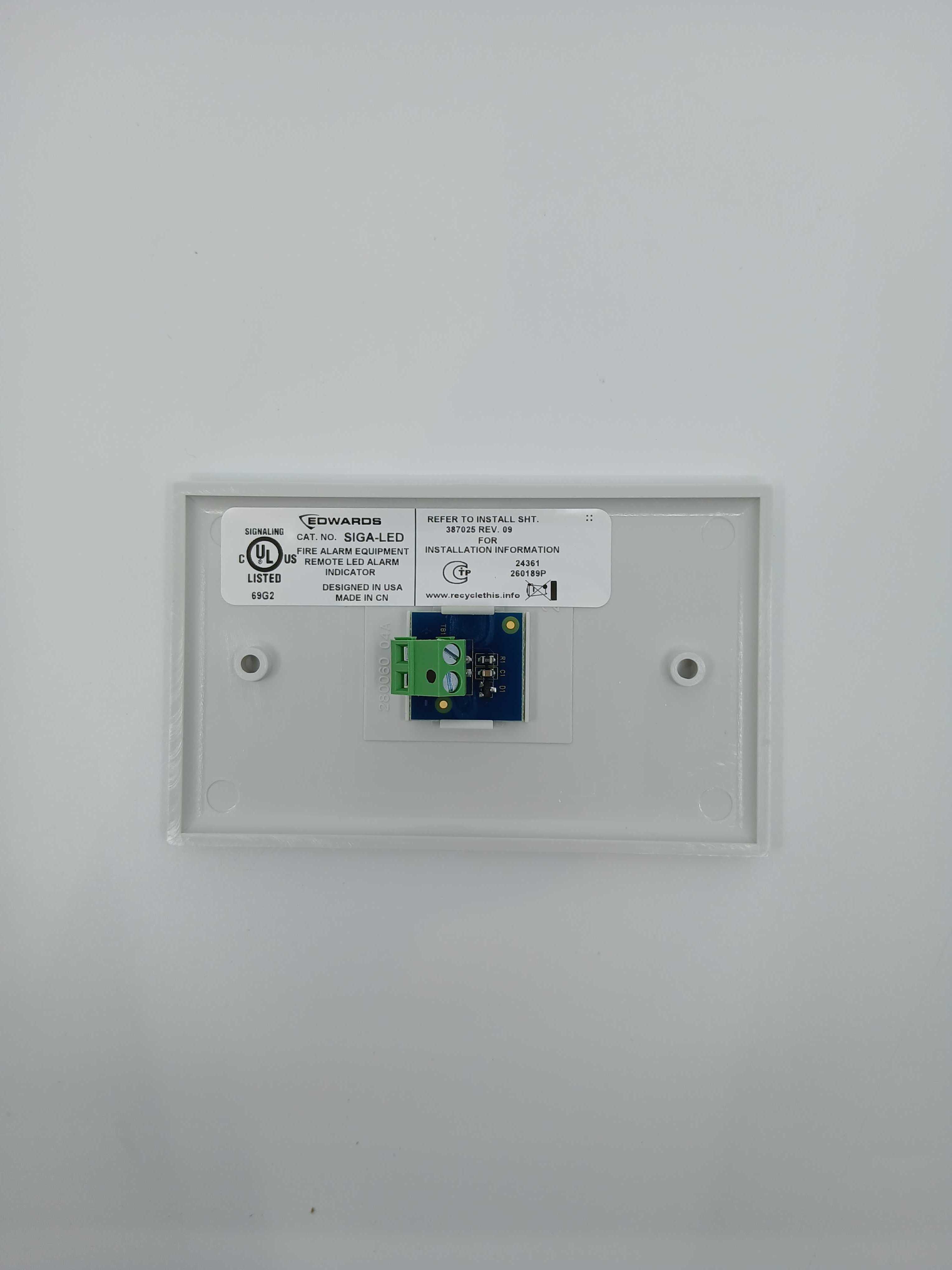 Edwards SIGA-LED Alarm Indicator Remote LED - JEM Systems UK
