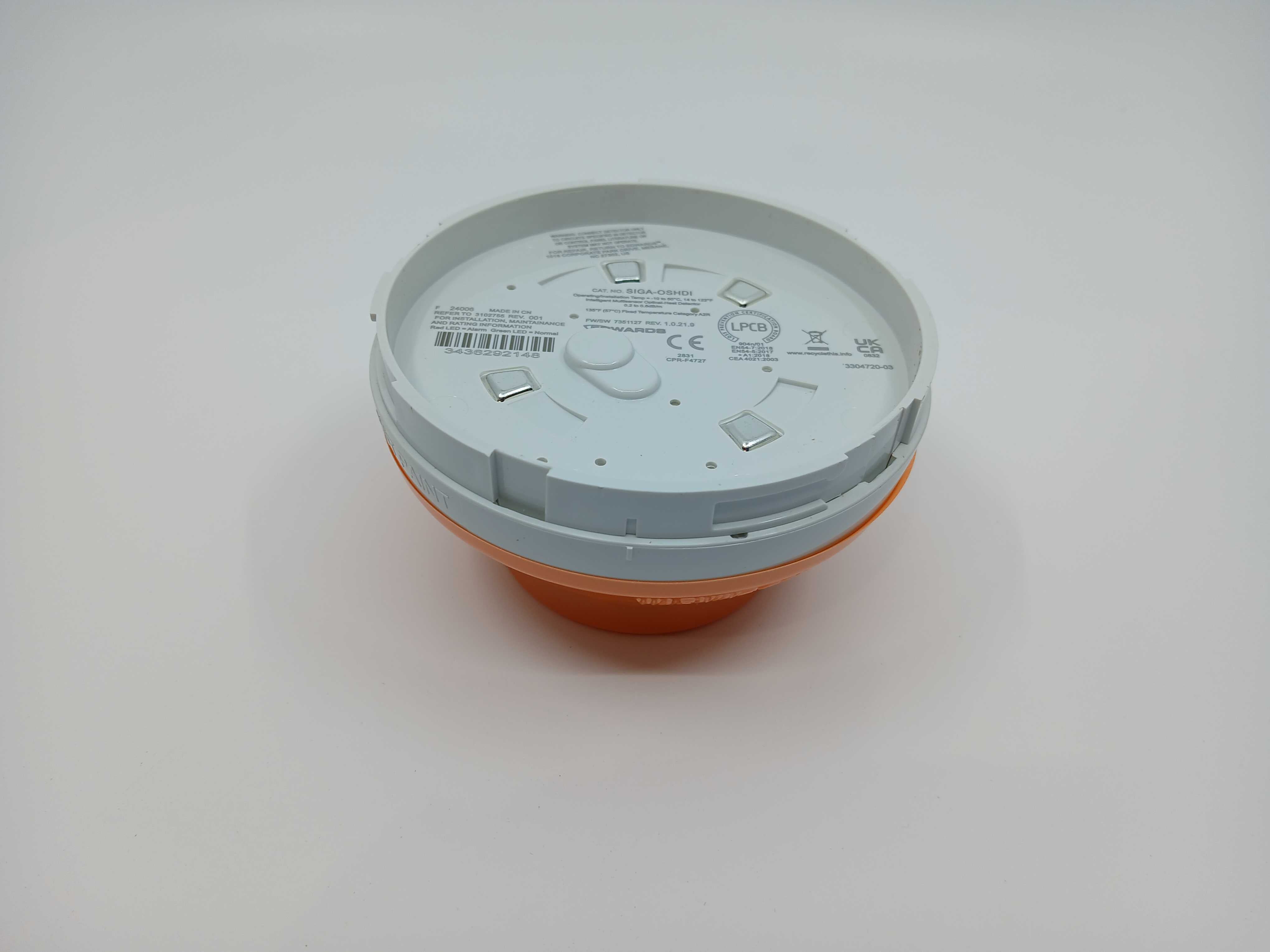 Edwards SIGA-OSHDI Intelligent Multisensor Optical Heat Detector EN54