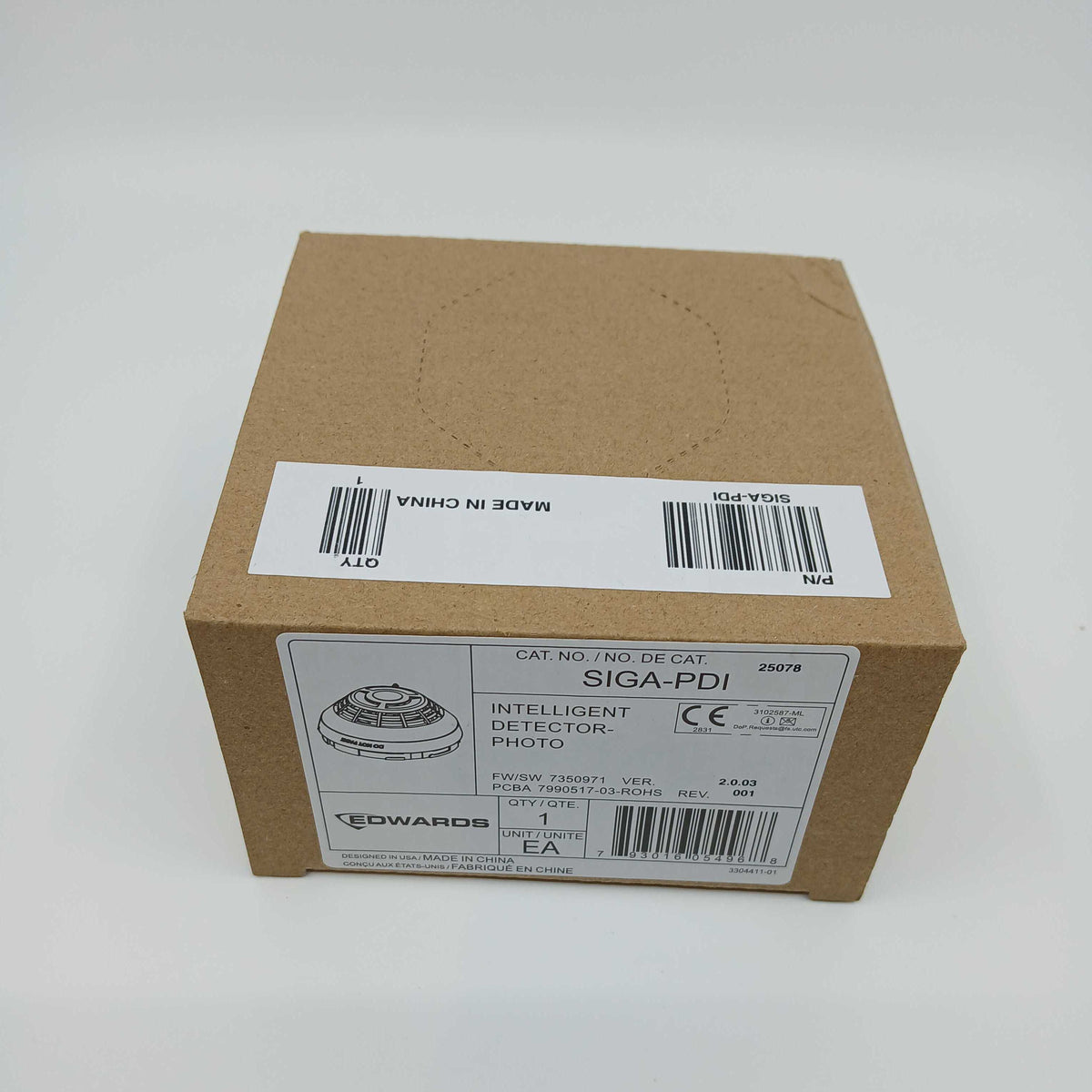 Edwards SIGA-PDI Intelligent Photoelectric Smoke Detector - EN54 Listed - JEM Systems UK
