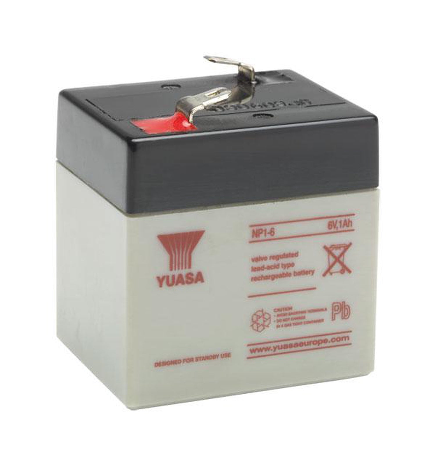 Yuasa 6V 1Ah Industrial VRLA Battery