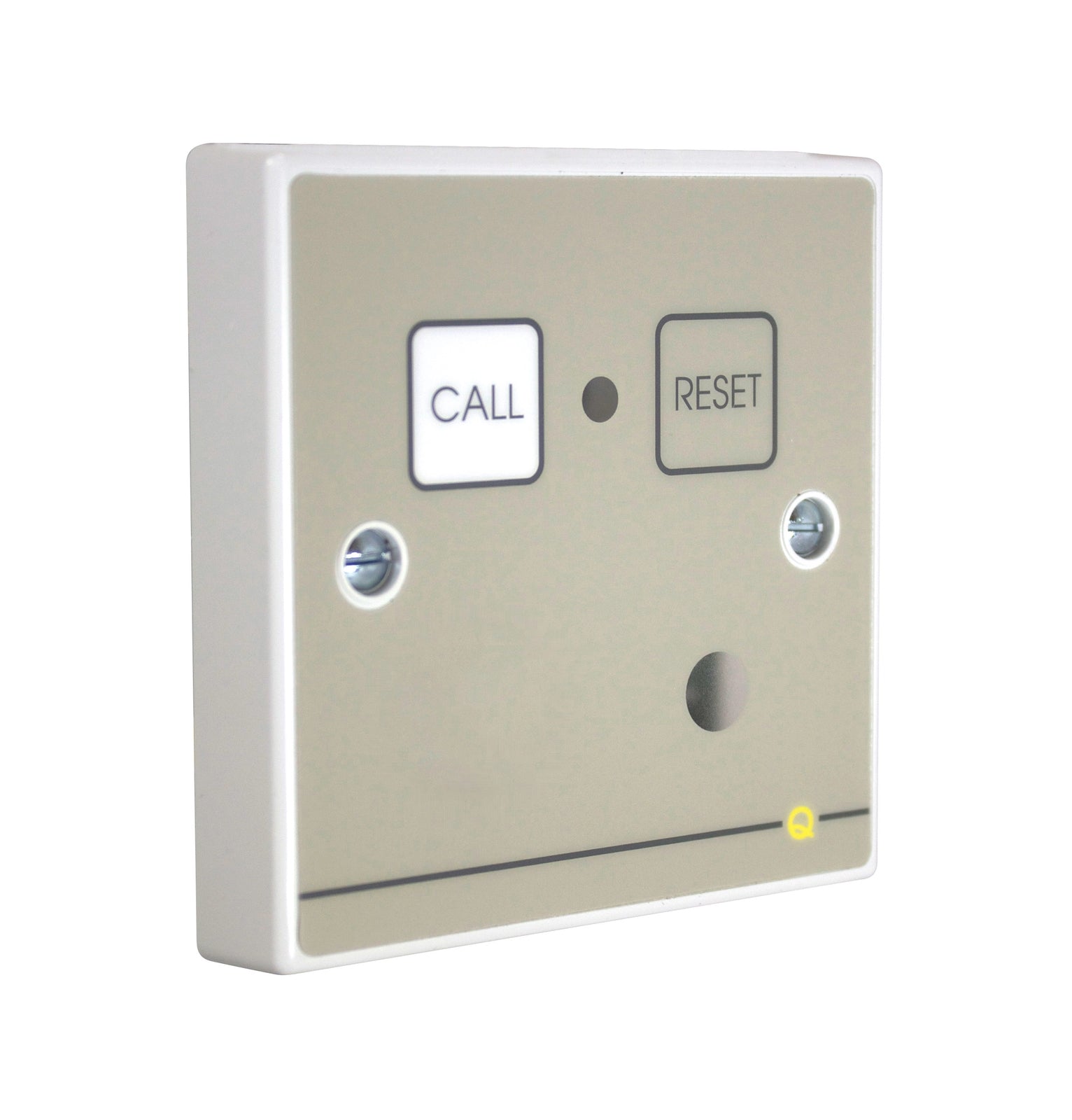 Quantec Addressable Infrared Call Point, Button Reset c/w Sounder (No Remote)