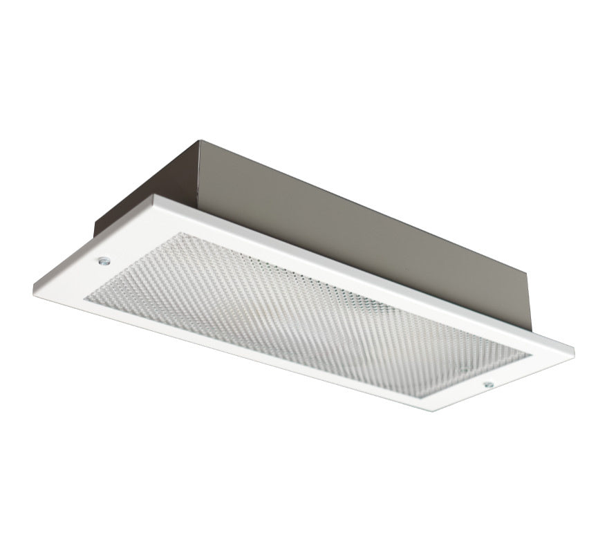 BLE HOLLINSEND LED Recessed Emergency Bulkhead, 3.2V LiFePO4 Battery, White, Prismatic Diffuser (EL-110404-WH) - JEM Systems UK