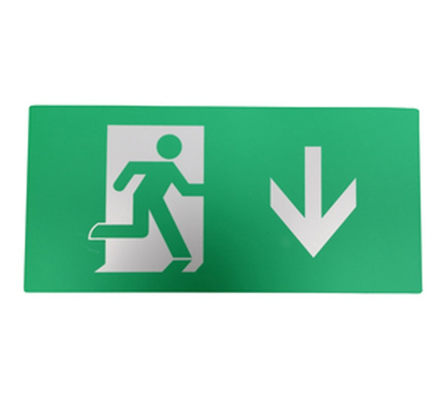 BLE FIRTH Exit Legend for FIRTH Exit Box (Green, Down Arrow) (EL-131203-DO) - JEM Systems UK