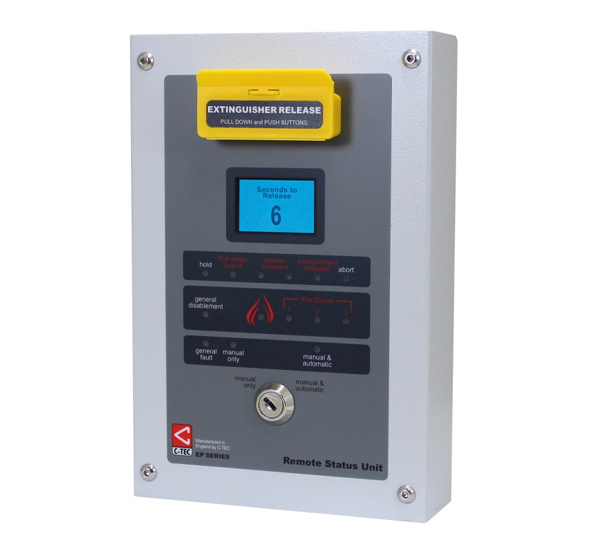 C-TEC EP Extinguisher Release Remote Status Unit, Surface Mount (EP210S) - JEM Systems UK