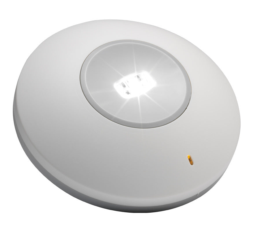 Advanced ESL/C EasySafe Low Voltage Downlighter, Surface Mounted First Fix Base, Non-Maintained, Addressable, Corridor Lens - JEM Systems UK