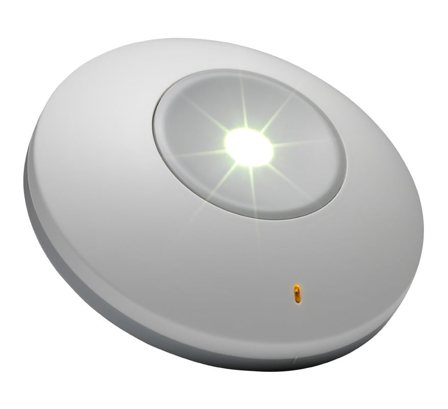 Advanced ESL/O EasySafe Low Voltage Downlighter, Surface Mounted First Fix Base, Non-Maintained, Addressable, Open Area Lens - JEM Systems UK