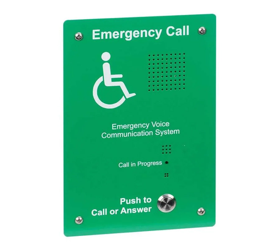 C-TEC Green Type B Disabled Refuge Outstation - Flush Mount (EVC302GF) - JEM Systems UK