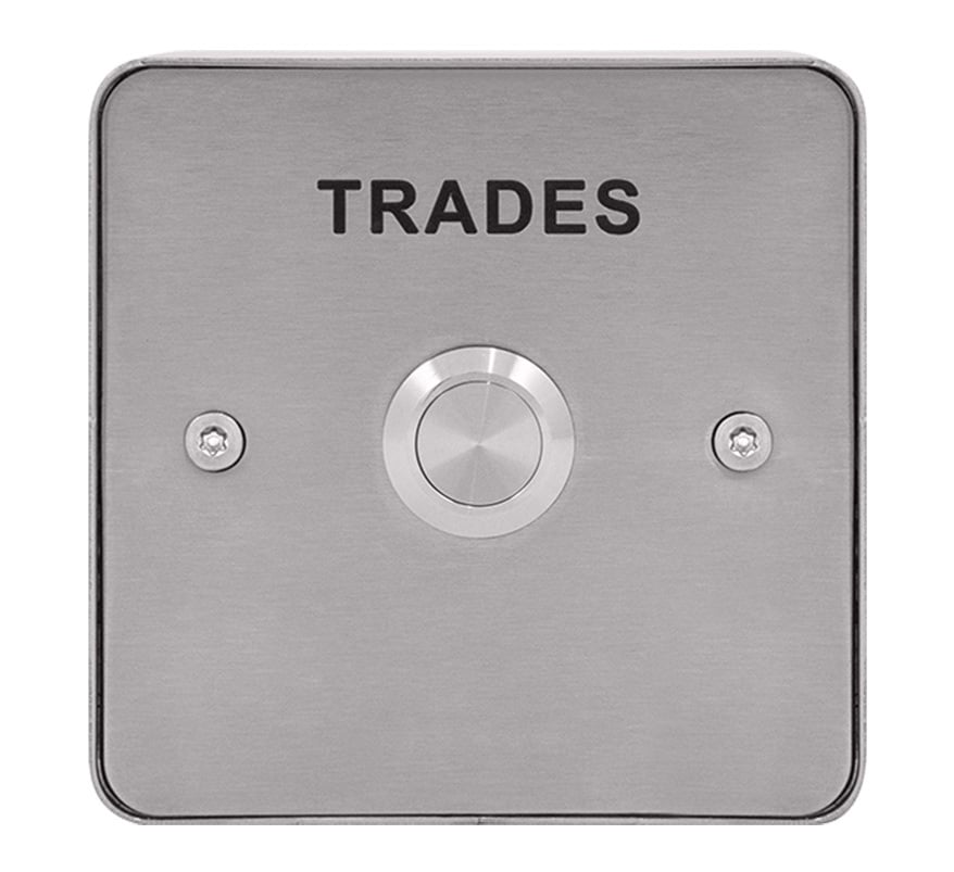 ESP Aperta Stainless Steel Trades Entrance Button (EVTR) - JEM Systems UK