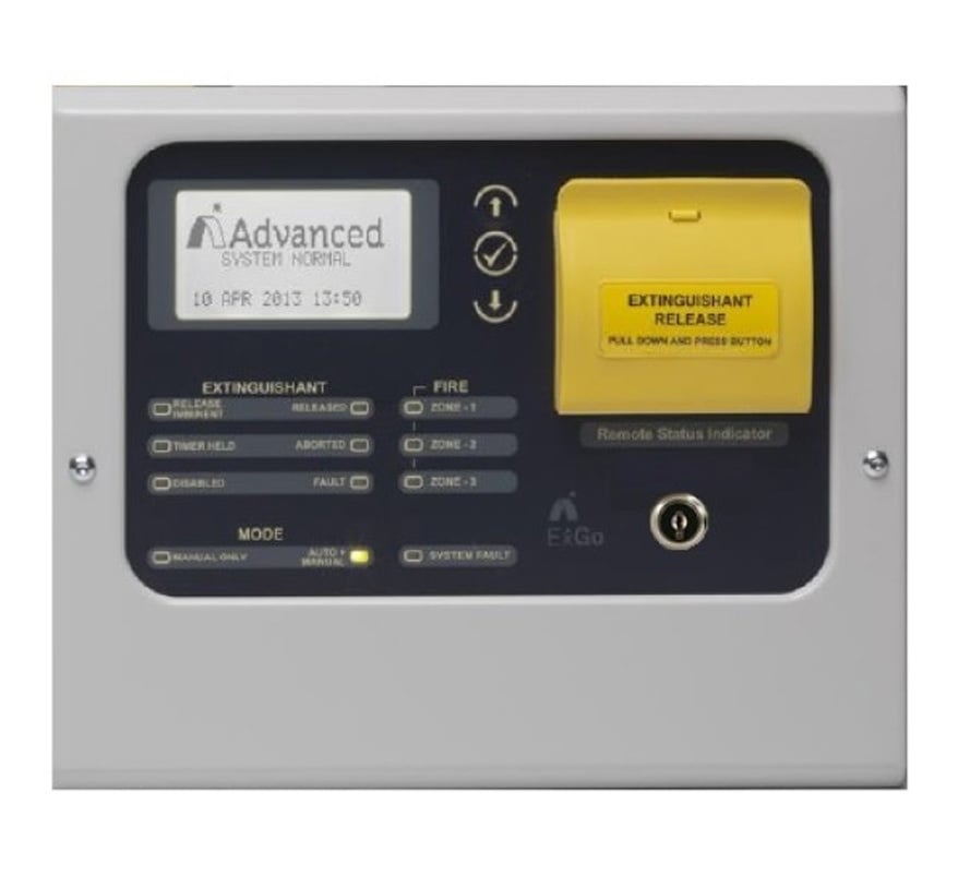 Advanced EX-3031 RSI c/w LCD + LED indicators with MR button and MS Key Switch - JEM Systems UK