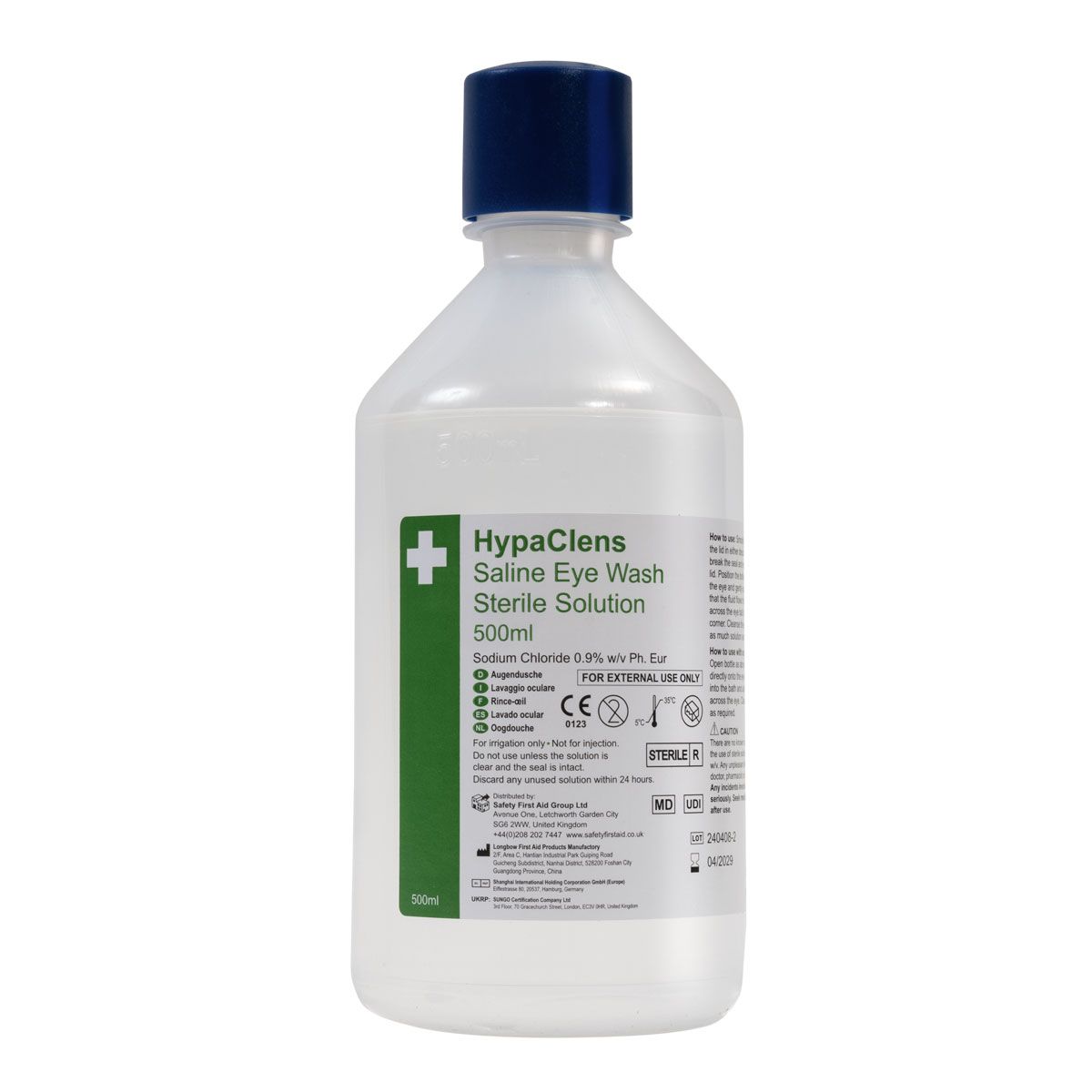 Firechief Eye Wash - 500ml (EW500)