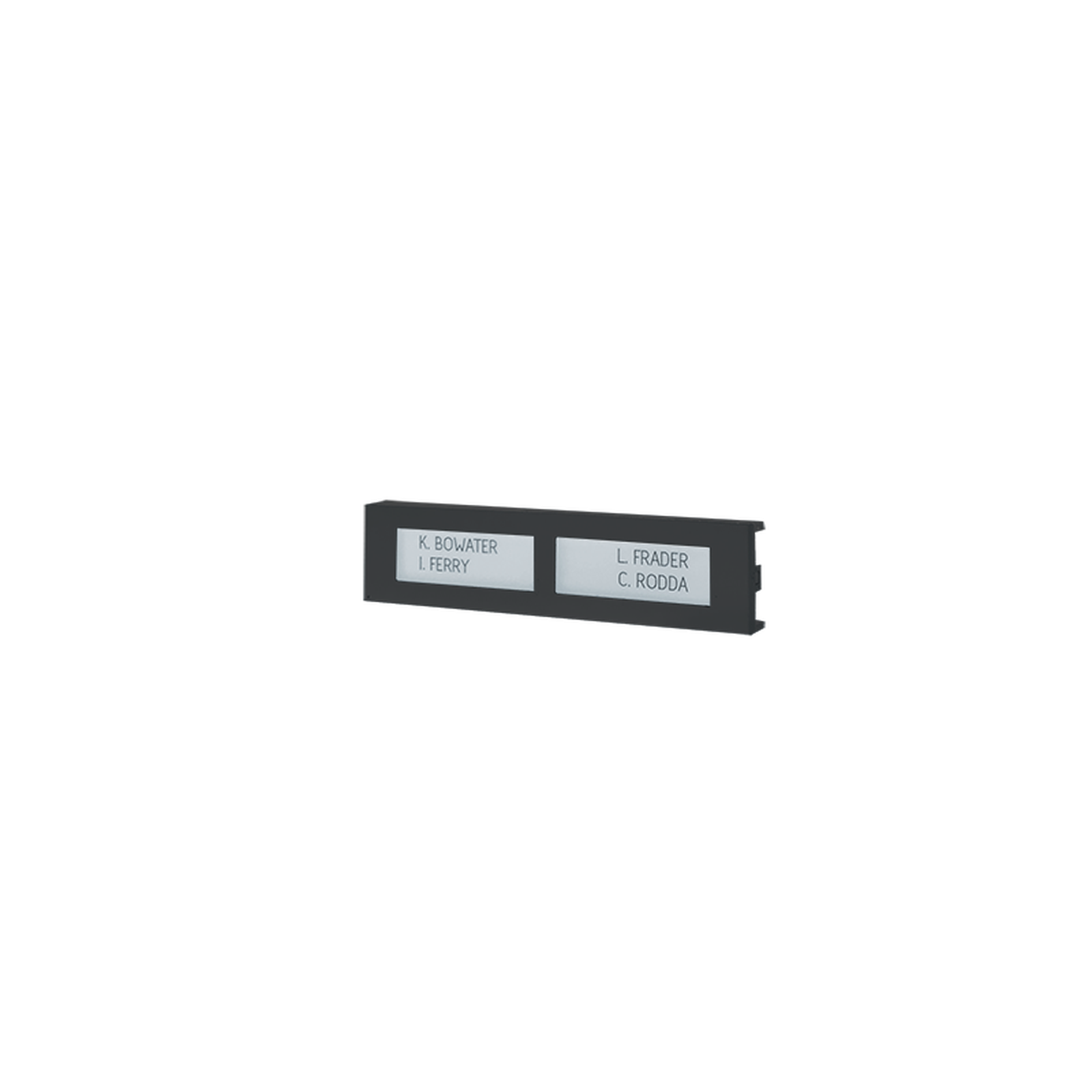 Comelit Ultra Dual Metal Button Black