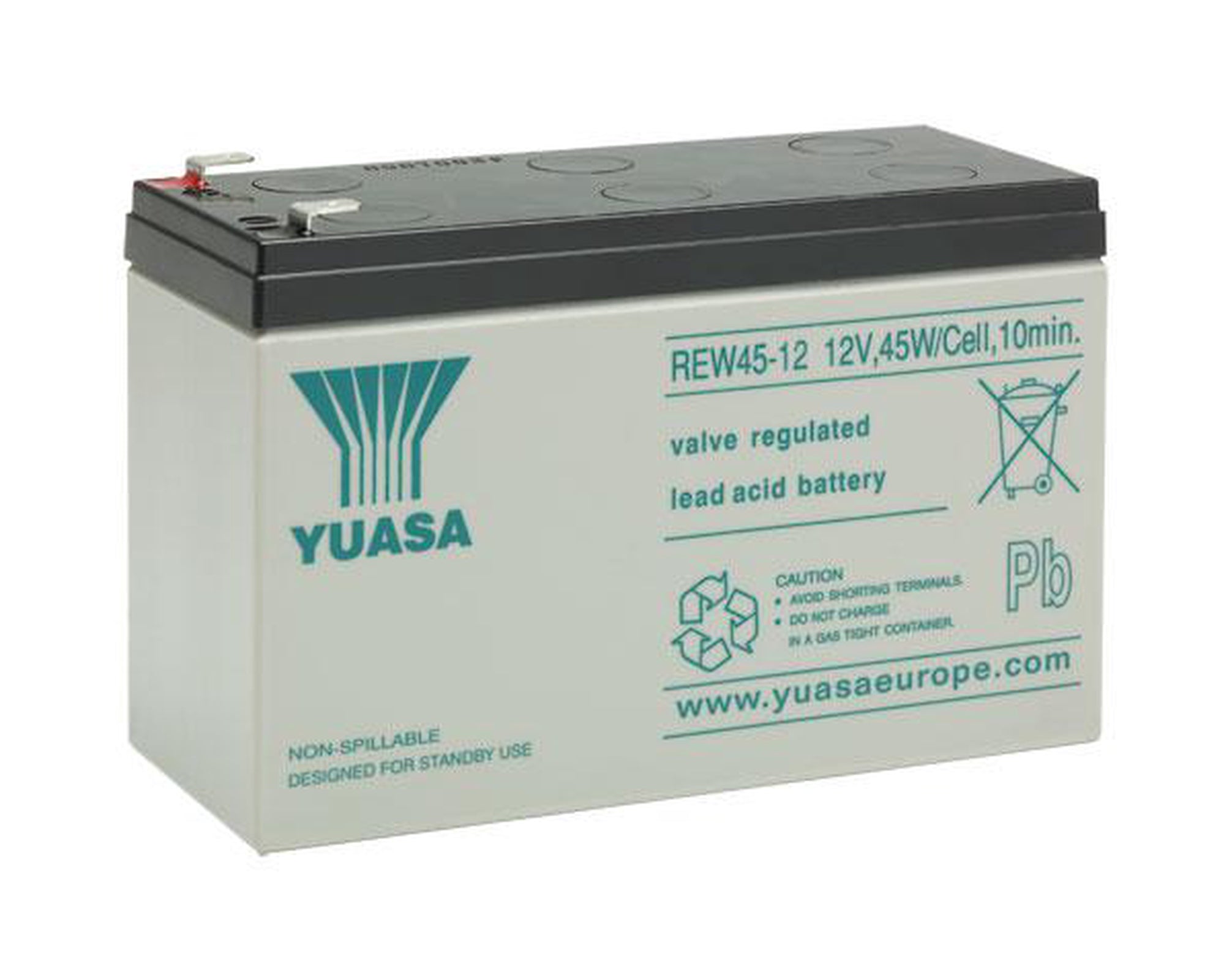 Yuasa 12V 8Ah High Rate VRLA Battery