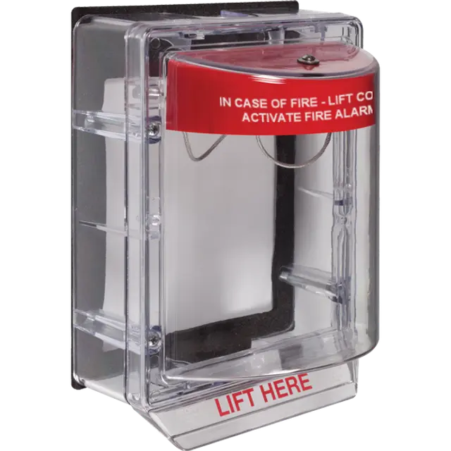 STI-3150 Weather Stopper II - Surface Mount - FIRE ALARM text