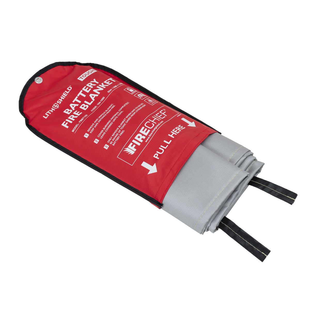 Firechief LithShield Tough Battery Fire Blanket 1.55 x 1.55m (FBBT155) – image 3
