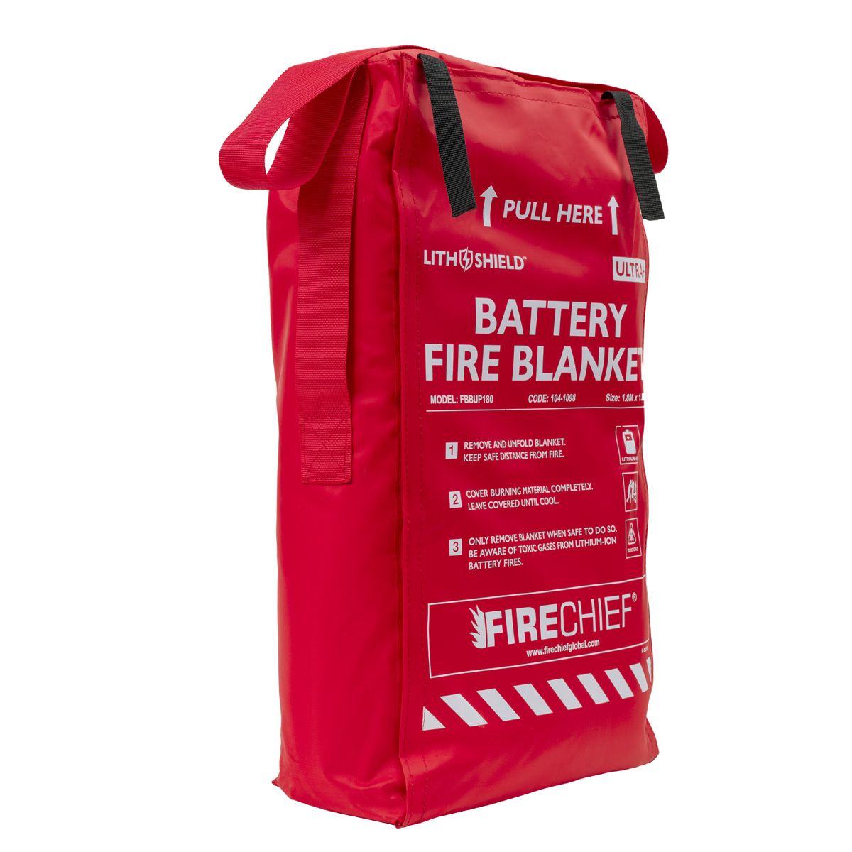 Firechief LithShield Ultra+ Battery Fire Blanket 1.8 x 1.8m (FBBUP180)