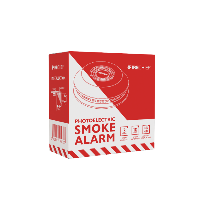 Firechief 10 Year Battery Optical Smoke Alarm (FBSD10) - JEM Systems UK