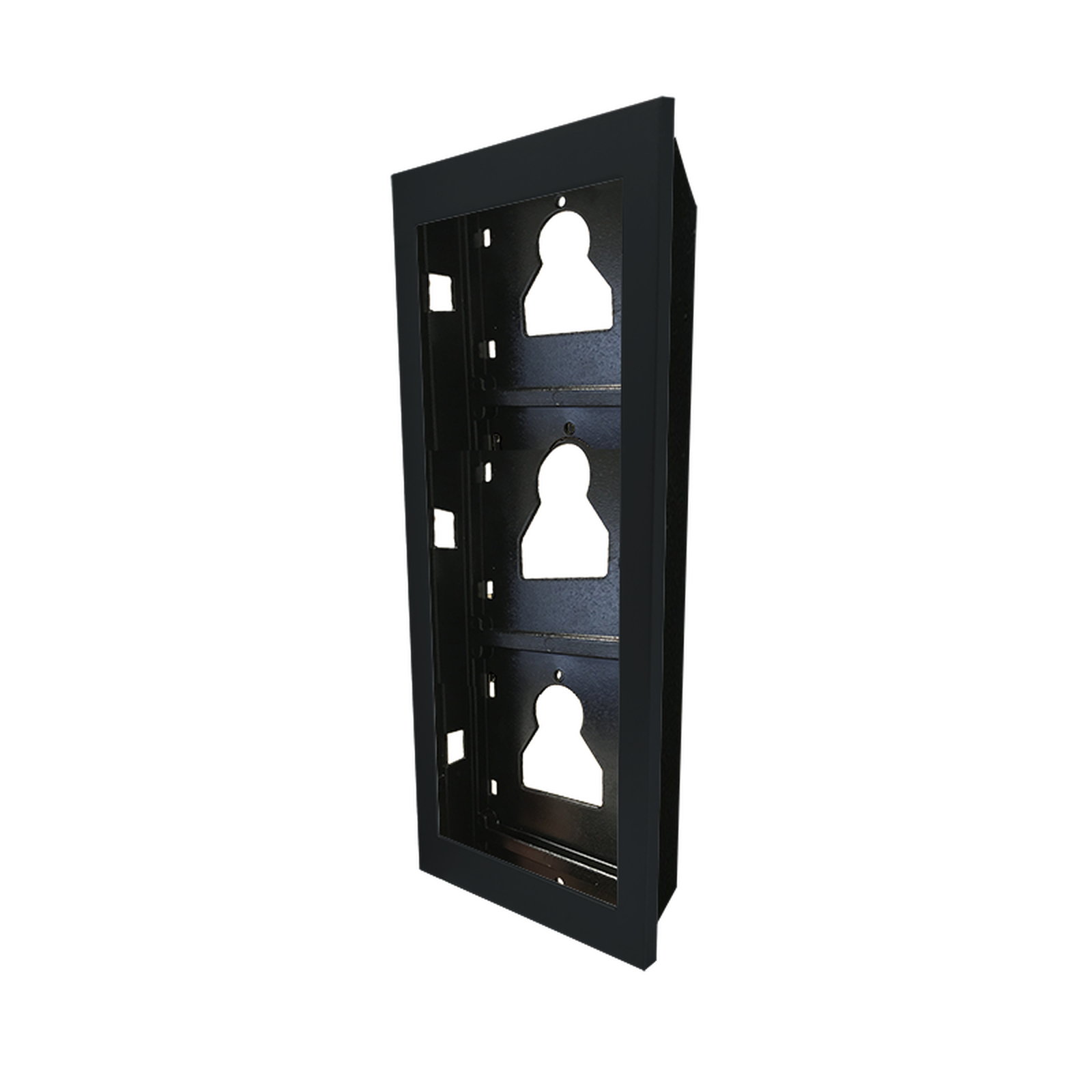 Comelit Ultra Flush Mount Frame for 3 Modules Black